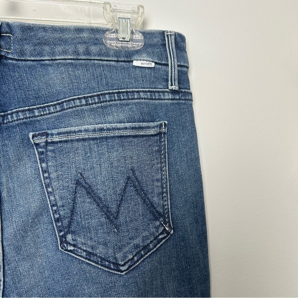 MOTHER High Waisted Looker Ankle Just Like The One’s We Used to Know Destroyed - Picture 8 of 12